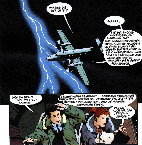 Mulder und Scully im Flugzeug