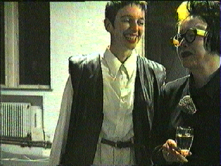 Claudia Reiche mit ORLAN